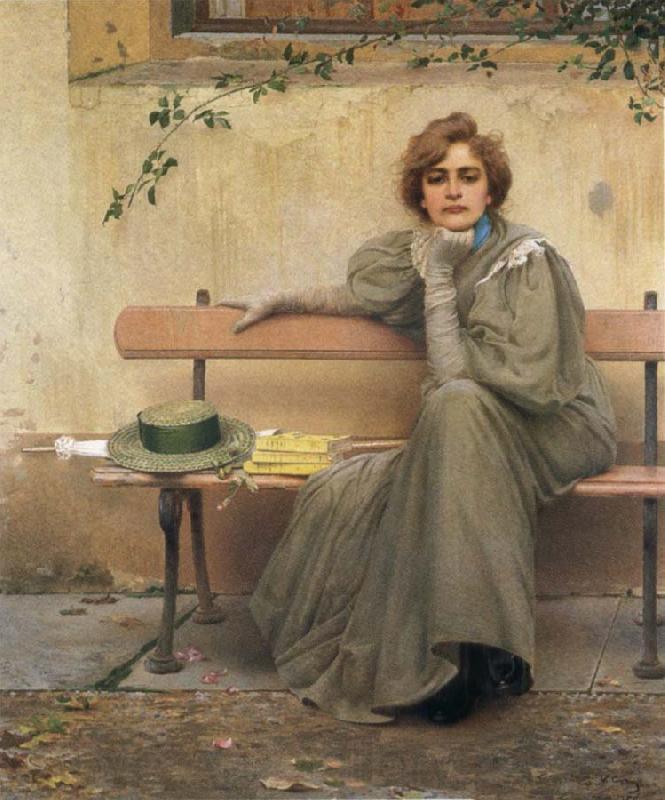Vittorio Matteo Corcos Dreams Norge oil painting art